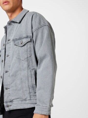 TOM TAILOR DENIM Jacke in Grau