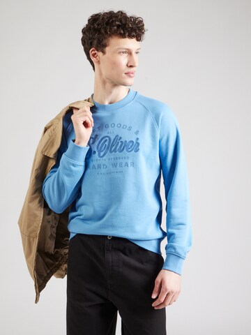 Felpa di s.Oliver in blu: frontale
