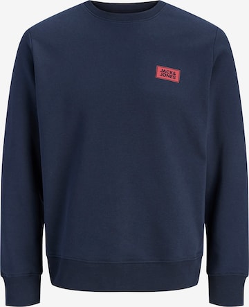 Felpa 'JJRUSH' di JACK & JONES in blu: frontale