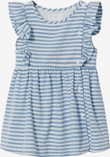 MANGO KIDS Kleid 'Valeria' in blau / weiß, Produktansicht