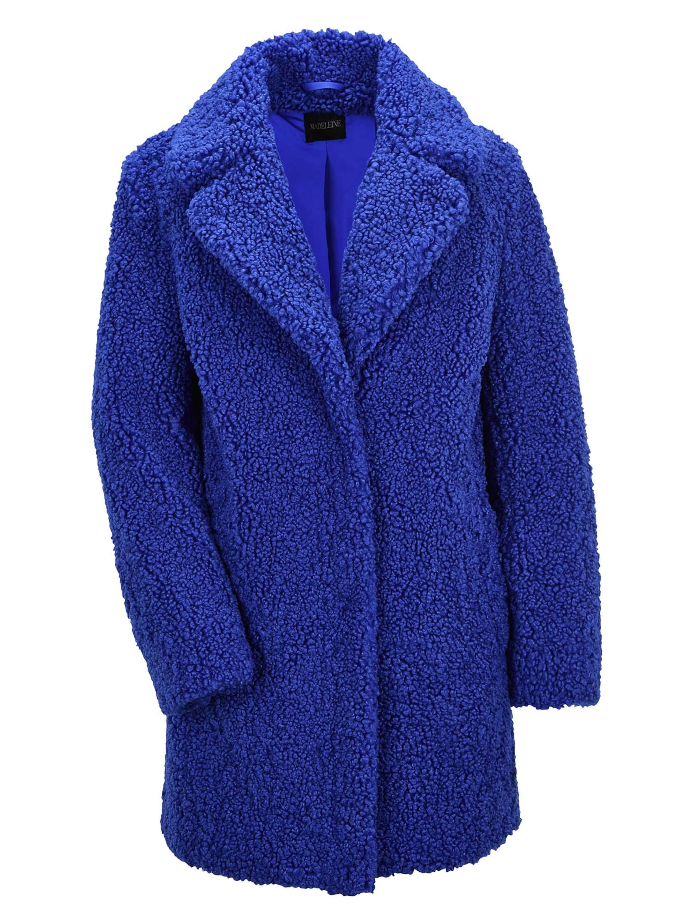 MADELEINE Mantel in Blau: Vorderseite