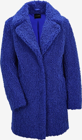 Manteau mi-saison MADELEINE en bleu : devant