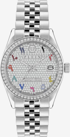 Montre à affichage analogique Philipp Plein en argent : devant