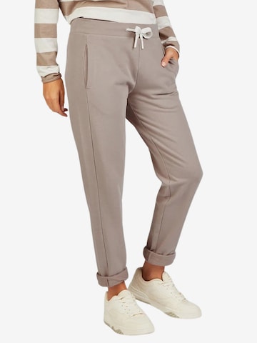 Regular Pantalon 'Briane' Elbsand en beige : devant