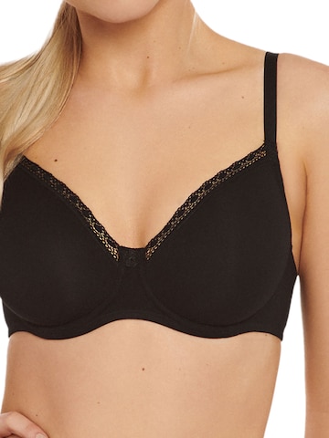 Lisca T-shirt Bra 'Ines' in Black