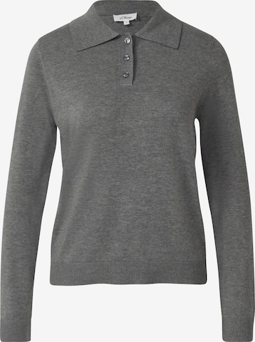 s.Oliver Свитер в Серый: спереди