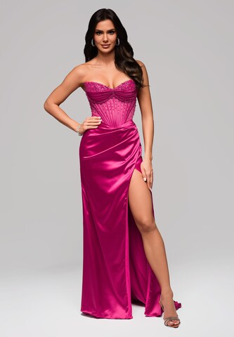 Ombre Evening dress in Pink