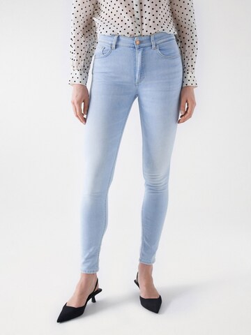 Skinny Jean 'Destiny' Salsa Jeans en bleu : devant