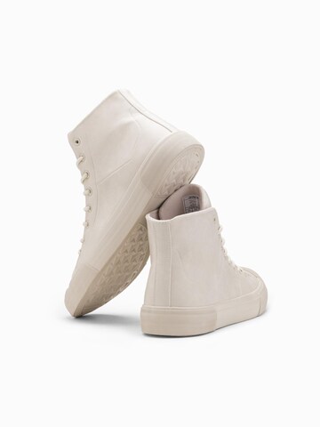 Ombre High-top trainers in Beige