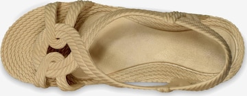 Brasileras - Sandalias 'Esmirna' en beige: frente