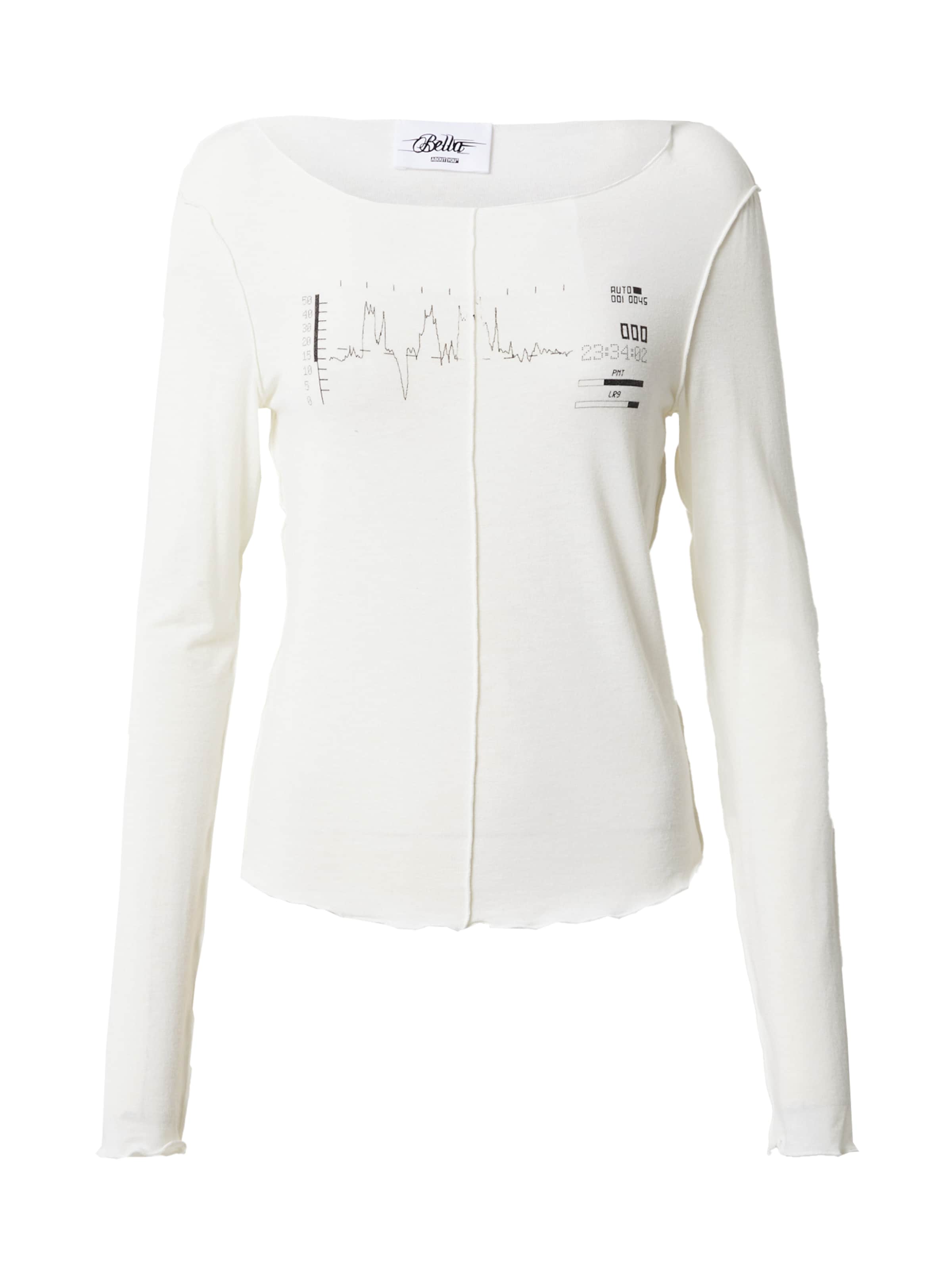 Bella x ABOUT YOU T-Krekls 'May', krāsa - gandrīz balts, Preces skats