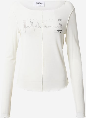 T-shirt 'May' Bella x ABOUT YOU en blanc : devant