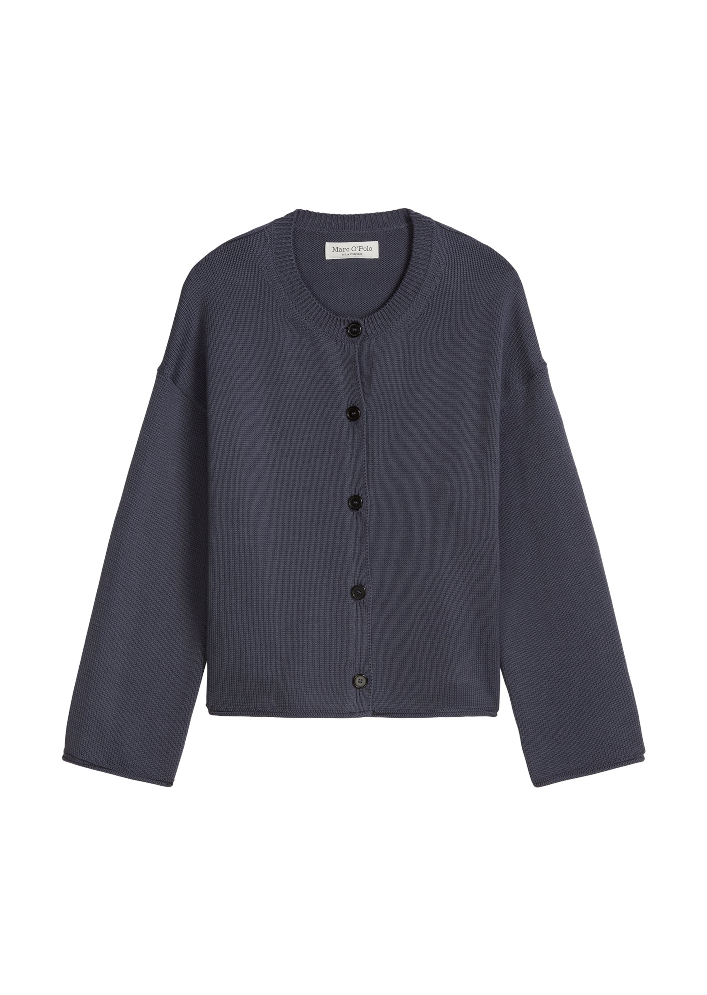 Marc O'Polo Strickjacke in Grau: Vorderseite