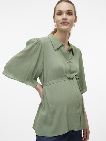 Camicia da donna 'My Lia' di MAMALICIOUS in verde