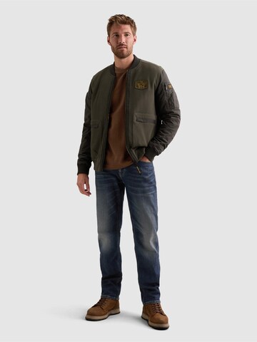 PME Legend Übergangsjacke 'Hybrid jacket with badges and zipper closure'‌‌‌‌‌‌‌‌‌ in Grün