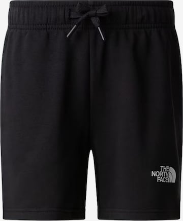 THE NORTH FACE - regular Pantalón 'THE NORTH FACE kids TEEN SIMPLE DOME LT SHT PANTALOCINO' en negro: frente