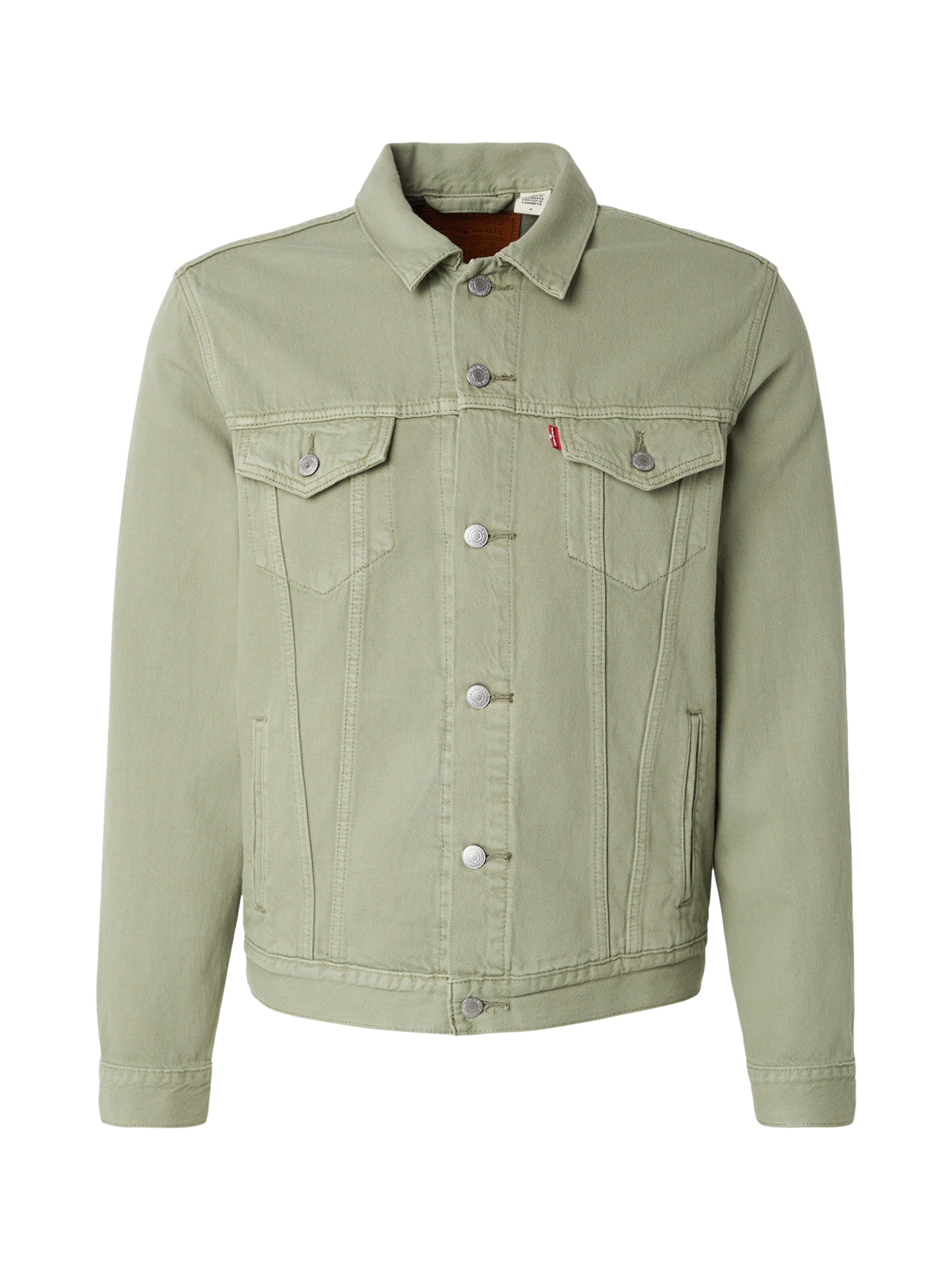 Veste mi-saison 'The Trucker' LEVI'S ® en vert : devant