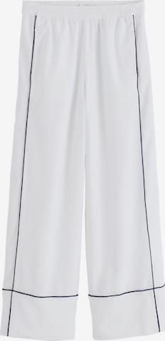 Wide Leg Pantalon Next en blanc : devant