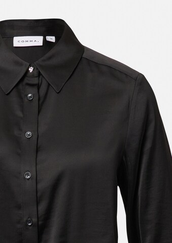 Chemisier COMMA en noir