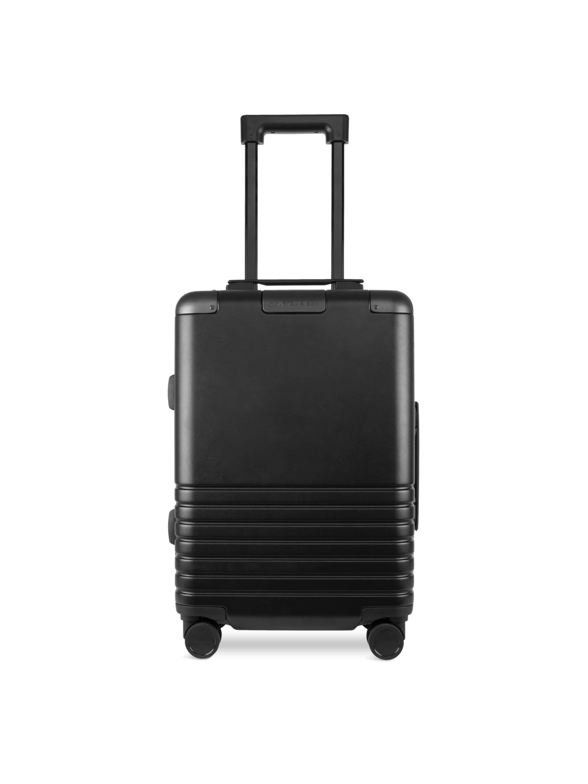 Kapten & Son Suitcase 'Heathrow Cabin' in Black: front