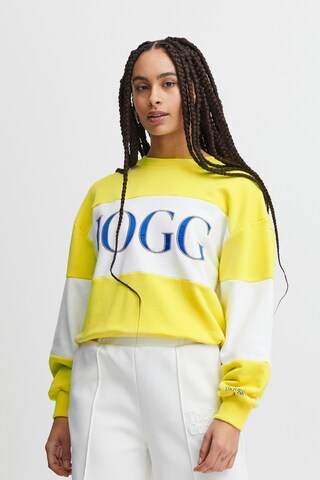 The Jogg Concept Sweatshirt 'SAFINE' in Geel: voorkant