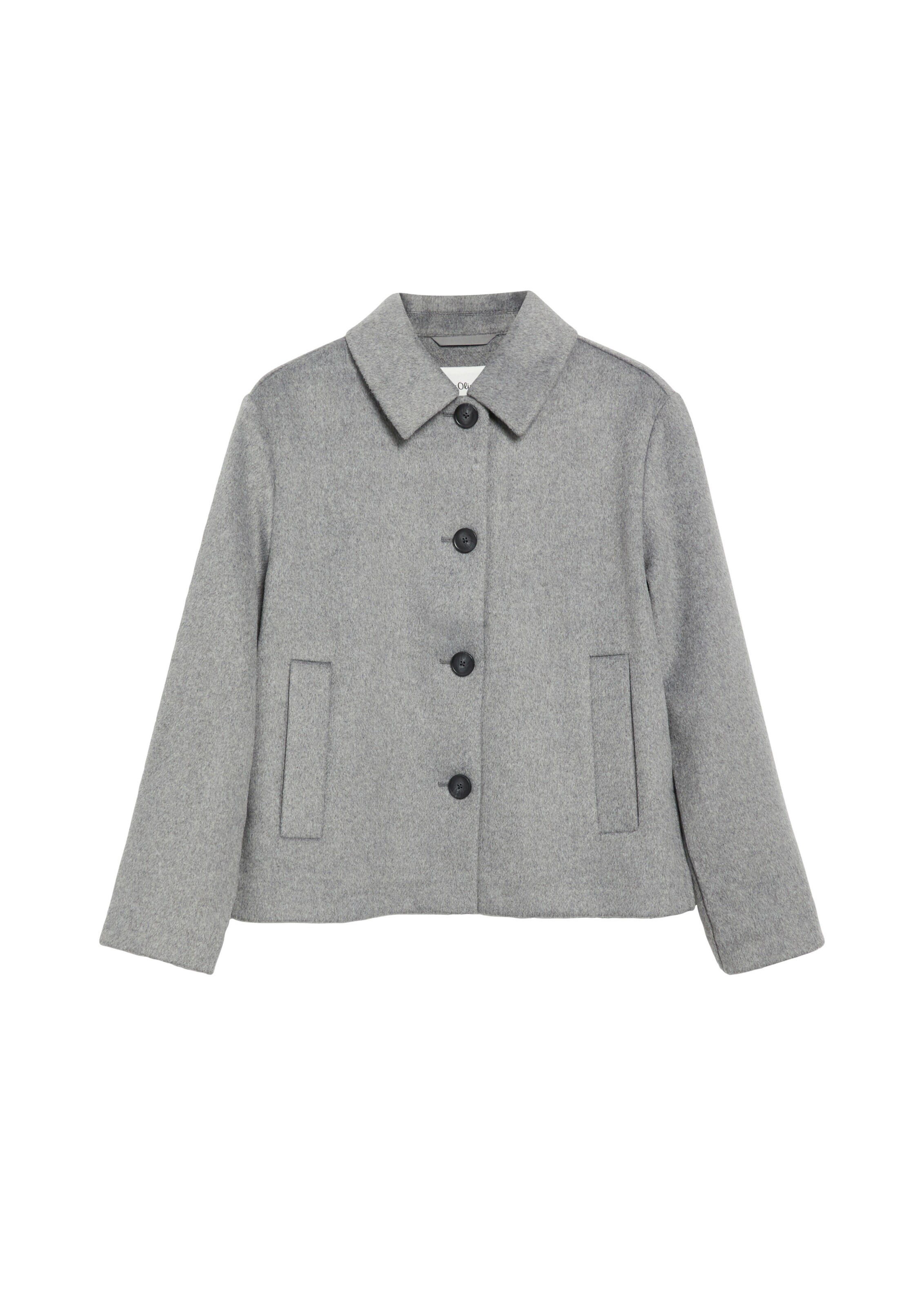 s.Oliver Jacke in Grau: Vorderseite