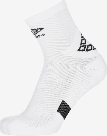 UMBRO Athletic Socks in White: front