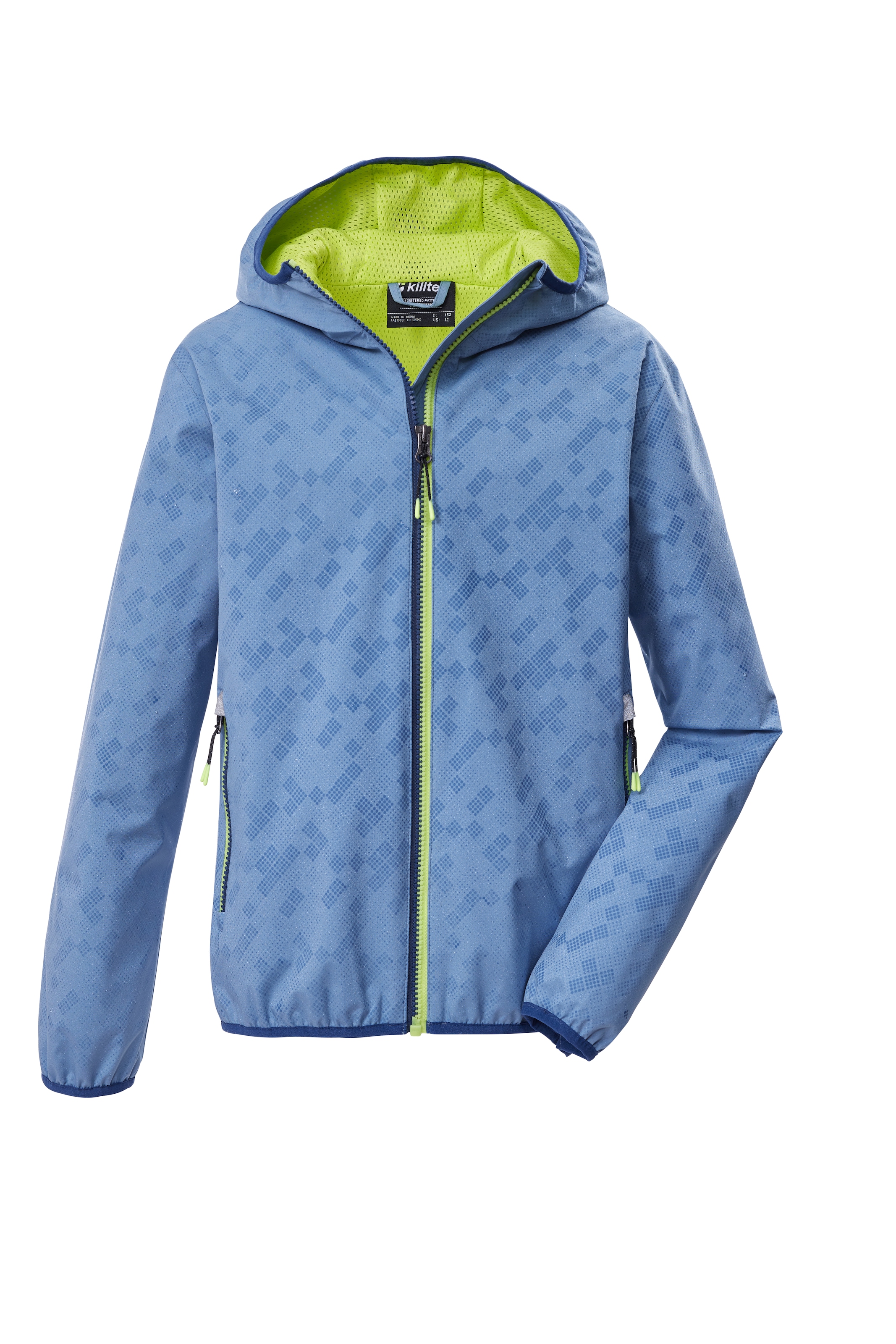 KILLTEC Outdoor jacket in Blue: front