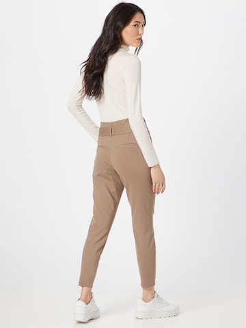 VERO MODA Loose fit Pleat-Front Pants 'Bailey' in Brown