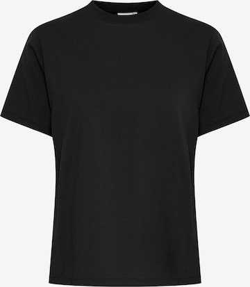 ICHI قميص 'PALMER' بلون أسود: الأمام