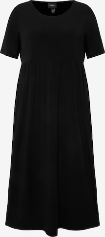 Robe Ulla Popken en noir : devant