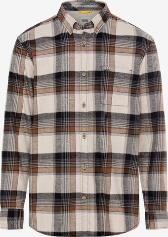 CAMEL ACTIVE Button Up Shirt in Brown: front