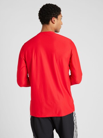 Tricou funcțional 'Own The Run' de la ADIDAS PERFORMANCE pe roșu