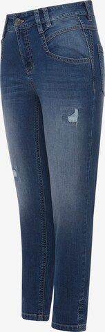 LAURASØN Slimfit Jeans in Blau