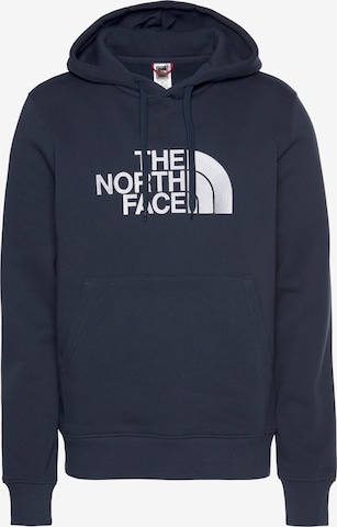 THE NORTH FACE Klasický střih Mikina – modrá: přední strana