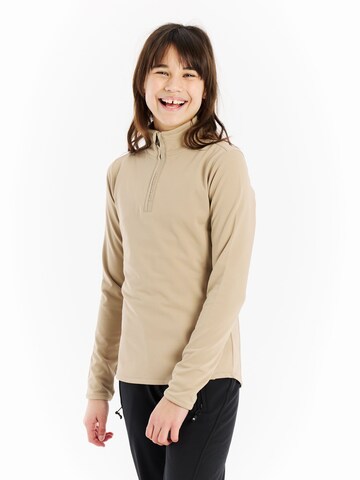 PROTEST Sportief sweatshirt 'REFABRIZOY JR' in Bruin: voorkant
