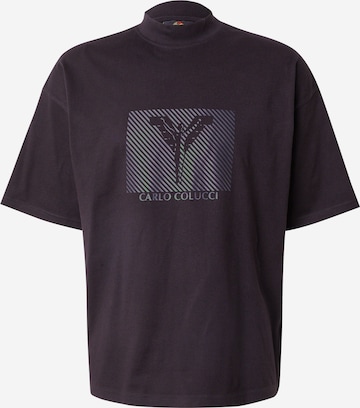 Maglietta di Carlo Colucci in nero: frontale