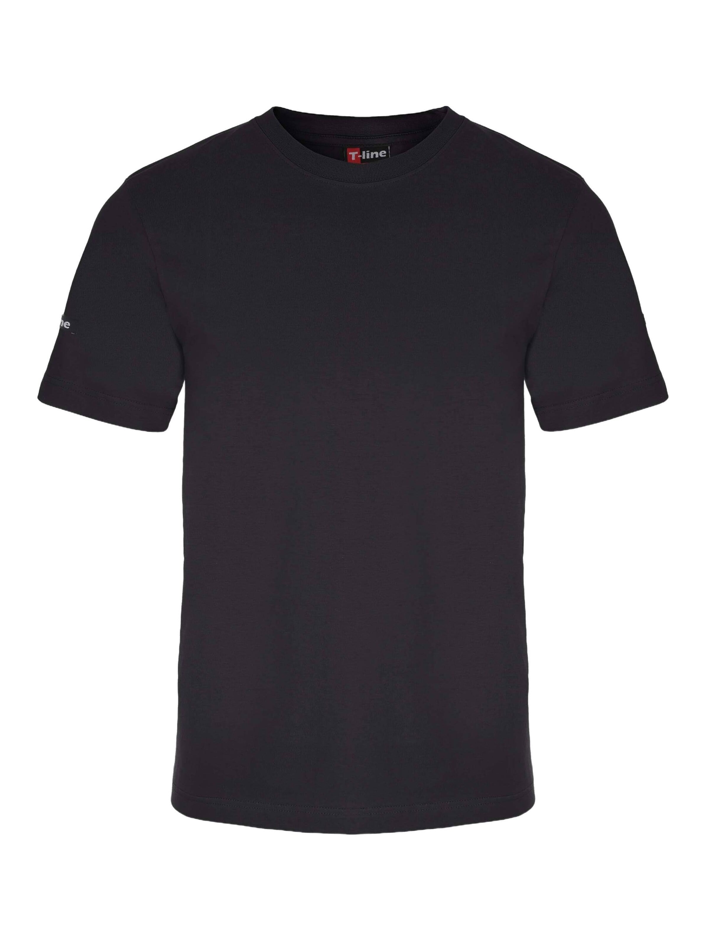 Henderson - Camiseta 'Leichtes Baumwoll-T-Shirt mit Rundhals, T-Line S' en gris: frente