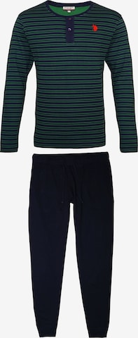 U.S. POLO ASSN. Long Pajamas in Blue: front