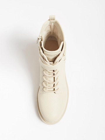 GUESS Lace-up bootie 'ODANNA' in Beige