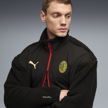 PUMA Sportjacke 'AC Milan' in Schwarz
