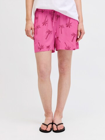 JJXX Loose fit Pants 'JXLEA' in Pink: front