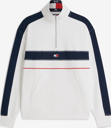 Tommy Jeans Mikina - Biela: predná strana