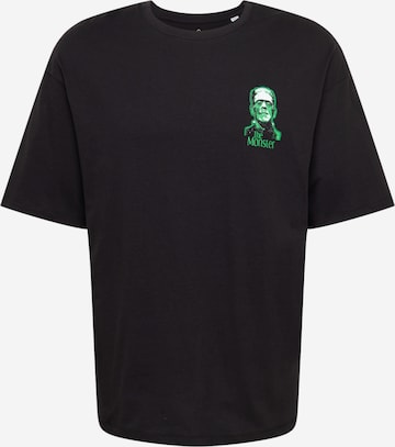 JACK & JONES - Camiseta 'Frankenstein' en negro: frente