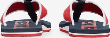 TOMMY HILFIGER Teenslippers in Rood