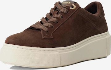Baskets basses 'Evienne' Dune LONDON en marron : devant
