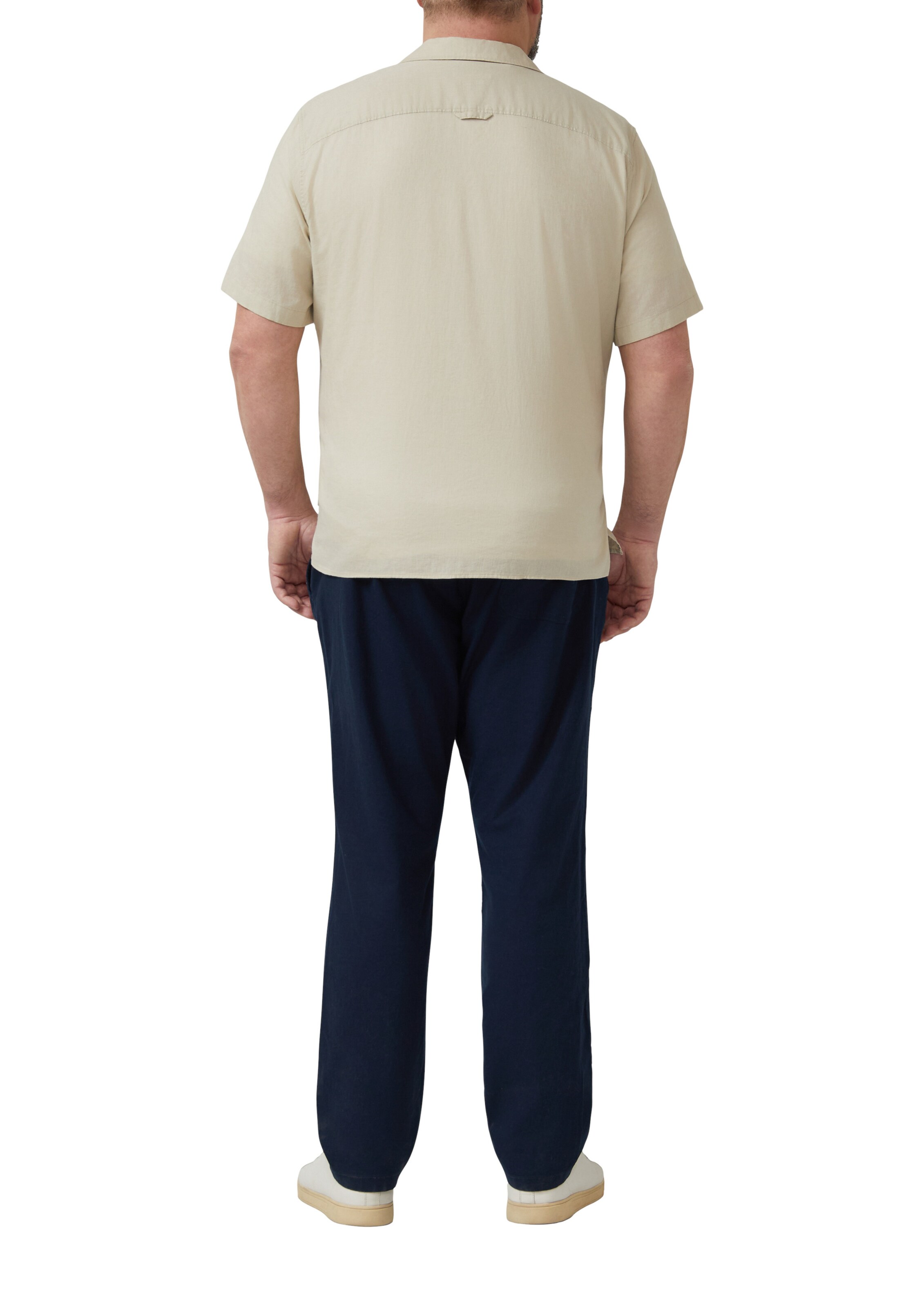 s.Oliver Regular fit Button Up Shirt in Beige