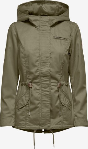 Parka mi-saison 'Lorca' ONLY en vert : devant