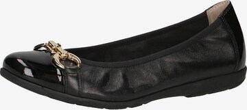 CAPRICE Ballet Flats in Black: front