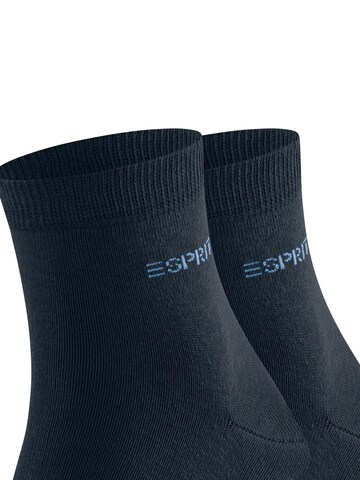 ESPRIT Socken 'Basic Uni 2-Pack'‌‌ in Blau
